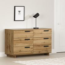 South Shore Cavalleri 6-Drawer Dresser White