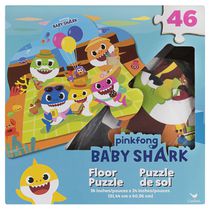 Pinkfong Baby Shark - Puzzle de sol de 46 pièces