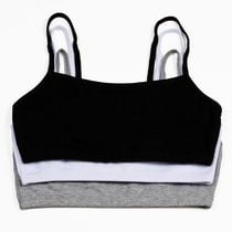 Fruit of the Loom Women's 3-Pack Built-Up Sports Bra