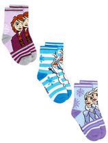 Paquets de trois chaussettes imprimées pour les filles de Frozen 2