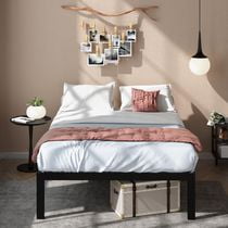 Zinus Lorrick Quick Snap 18 Inch Metal Platform Bed