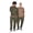 Green, variant on No Boundaries All Gender Fleece Cargo Jogger Pants