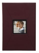 Pinnacle Frames 3-up Stitched Red Photo Album