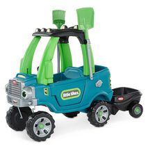 Cozy TruckMC avec remorque et outils de jardin pour enfants Little Tikes Go Green!MC | Plastique recyclé