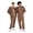 Brown, variant on No Boundaries All Gender Long Sleeve Zip Hoody