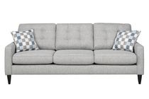 Canadian Made Alanis Light Grey Fabric Sofa