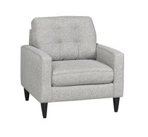 Canadian Made Alanis Light Grey Fabric Chair