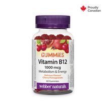Webber Naturals ® Vitamin B12 Gummies, 1000 mcg