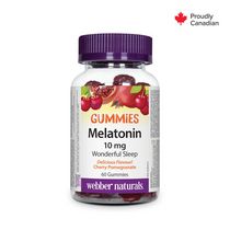 Webber Naturals Mélatonine Gélifiés, 10 mg