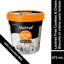 Natrel Cookies and Cream Lactose Free Ice Cream