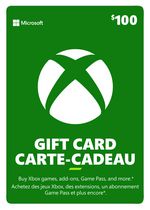 Xbox Live Gift Card $100 CAD Digital Download