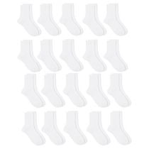 Athletic Men's Crew Socks 20-Pack, Sizes 7-11