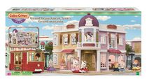 Calico Critters Town Series Grand Department Store, Fashion Dollhouse Playset with Revolving Door and Manual Elevator