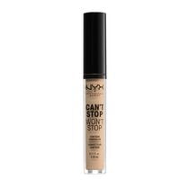 NYX PROFESSIONAL MAKEUP, Can't Stop Won't Stop Contour Concealer, 24h Full Coverage Matte Finish, Long Wear Cream Concealer