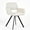 Beige Fabric, variant on Homy Casa Set of 2 Dining Chairs with Swivel Seat for Dining Room Kitchen - Arm Chairs for Living Room with Armrest Upholstery Metal Legs