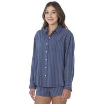 Secret vêtements de nuit Chemise oversize en flanellette à fines rayures