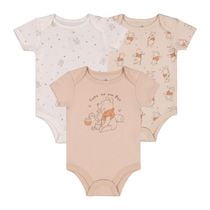 Disney Winnie l'Ourson ensemble 3mcx de cache-couches en coton biologique unisexe TAILLE: 0M - 6/12M