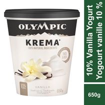 Yogourt Krema à la vanille 10 % Olympic