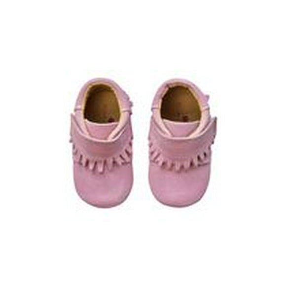 Rose et Chocolate Baby MoccasinZ