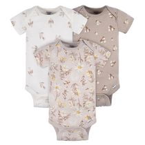 Gerber 3-Pack Baby Short Sleeve Onesies Bodysuit, Comfort. Soft. Stretch.