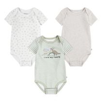 Huggies® Short Sleeve Organic Bodysuits 3-Pack