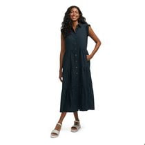 Mexx robe à volants en coton à boutons pour femmes Tailles: XS-XL