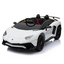 Voiture jouet enfant Daymak Lamborghini Aventador SV - Blanc