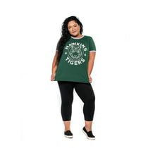 Ladies Plus Stranger Things Hawkins Mascot Short Sleeve Top