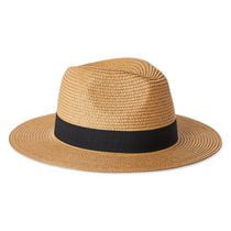 Time and Tru Women's Straw Panama Hat