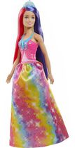 Barbie Dreamtopia Princess Doll with Extra-Long Two-Tone Fantasy Hair, Hairbrush, Tiaras and Styling Accessories