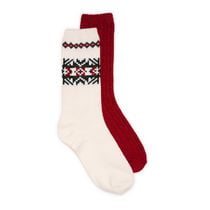 Muk Luks Women's 8" Boot Sock 2 Pair