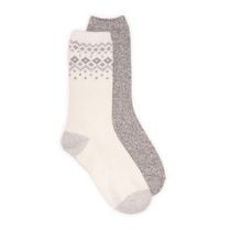 Muk Luks Women's 8" Boot Sock 2 Pair