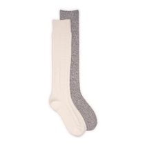 Muk Luks Women's Knee High Socks 2 Pair
