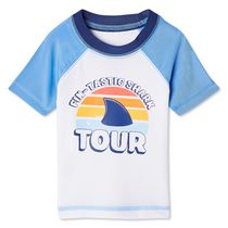 T-shirt de bain anti-UV à manches courtes raglan George pour bébés garçons