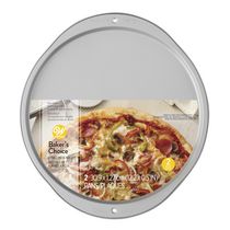 Ensemble de 2 plaques à pizza antiadhésives Baker's Choice Wilton