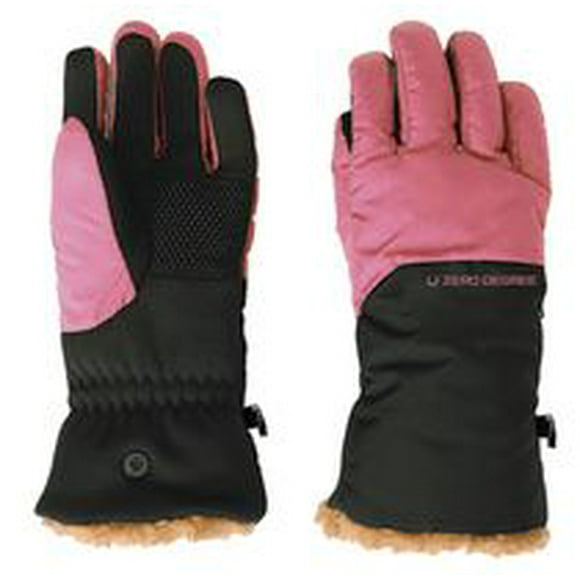 Gants de ski imperméables Zero Degree pour filles de 4 à 16 ans avec Sherpa