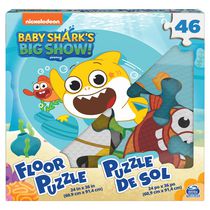 Pinkfong Baby Shark - Puzzle de sol de 46 pièces