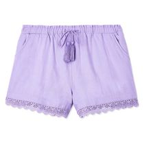 George Women's Crochet Lace Peasant Shorts | Walmart Canada