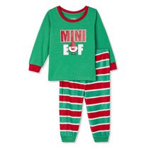 Pyjama 2 pièces au thème familial de Noël George pour bébés garçons