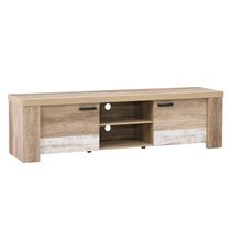 CorLiving Joliet Duotone Chunky TV Bench for TVs up to 80"