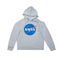 Sweat à capuche à manches longues avec logo NASA pour femme