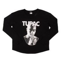 TUPAC Ladies long sleeve crew neck tee