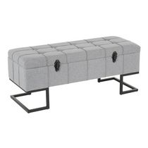 Midas Contemporary Storage Bench by LumiSource