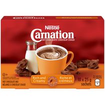 NESTLÉ® Rich and Creamy CARNATION® Hot Chocolate 10 x 25 g Sachets