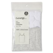 Lot de 2 camisoles en coton George pour filles