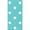 Cyan, variant on Offray 39mm Polka Dot Grosgrain Ribbon, Polka Dot