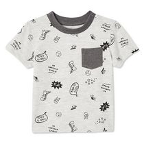 T-shirt imprimé avec pochette George pour bébés garçons