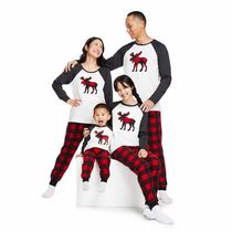 Pyjama avec t-shirt à manches raglan Canadiana pour la famille