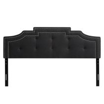 CorLiving Aspen Crown Silhouette Headboard with Button Tufting, King