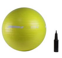 Ballon d’équilibre 55 cm GoZone – Vert citron/blanc